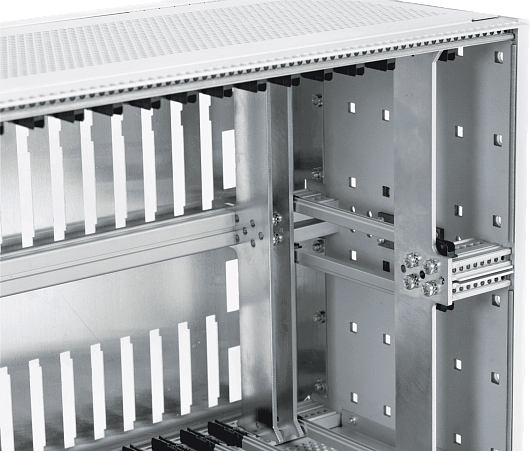 19-дюймовый блочный каркас с крышками